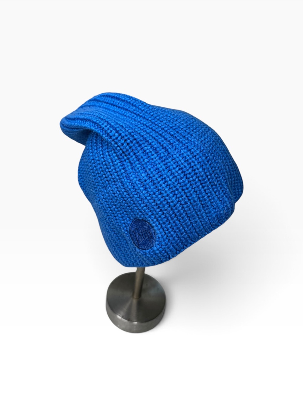 Buff Shaker Knit Hats, O/S, EUC, blue, & gray, and multicolored wool beanie